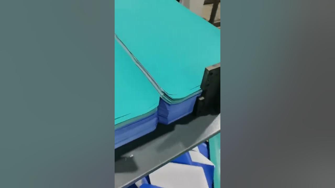 Lever Arch file making with PP paper Roll to sheet cutter machine YouTube