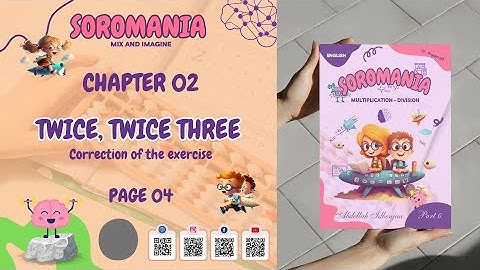 SOROBAN - Learn japanese abacus with SOROMANIA - Part 6 - Chapter 2: twice, twice three - exercise