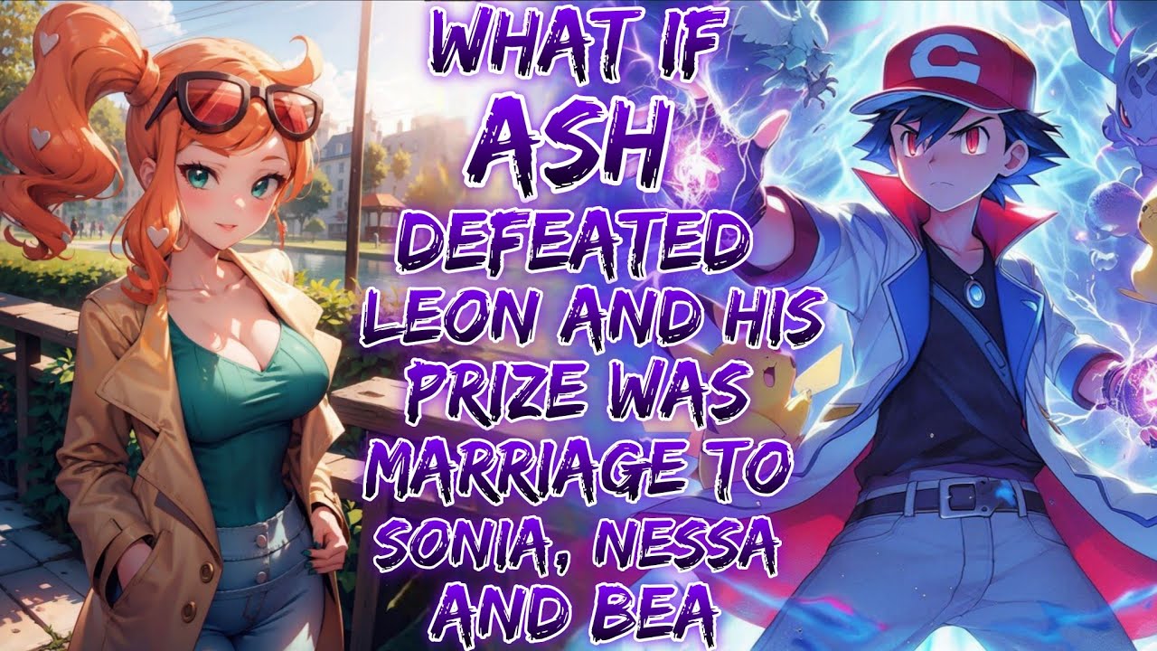What If Ash Defeated Leon And His Prize Was Marriage To Sonia, Nessa, And Bea