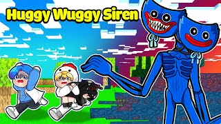 HUY NOOB BỊ HUGGY WUGGY SIREN ĂN MÒN THẾ GIỚI TRONG MINECRAFT*HUY NOOB TIÊU DIỆT HUGGY WUGGY SIREN🧟😱