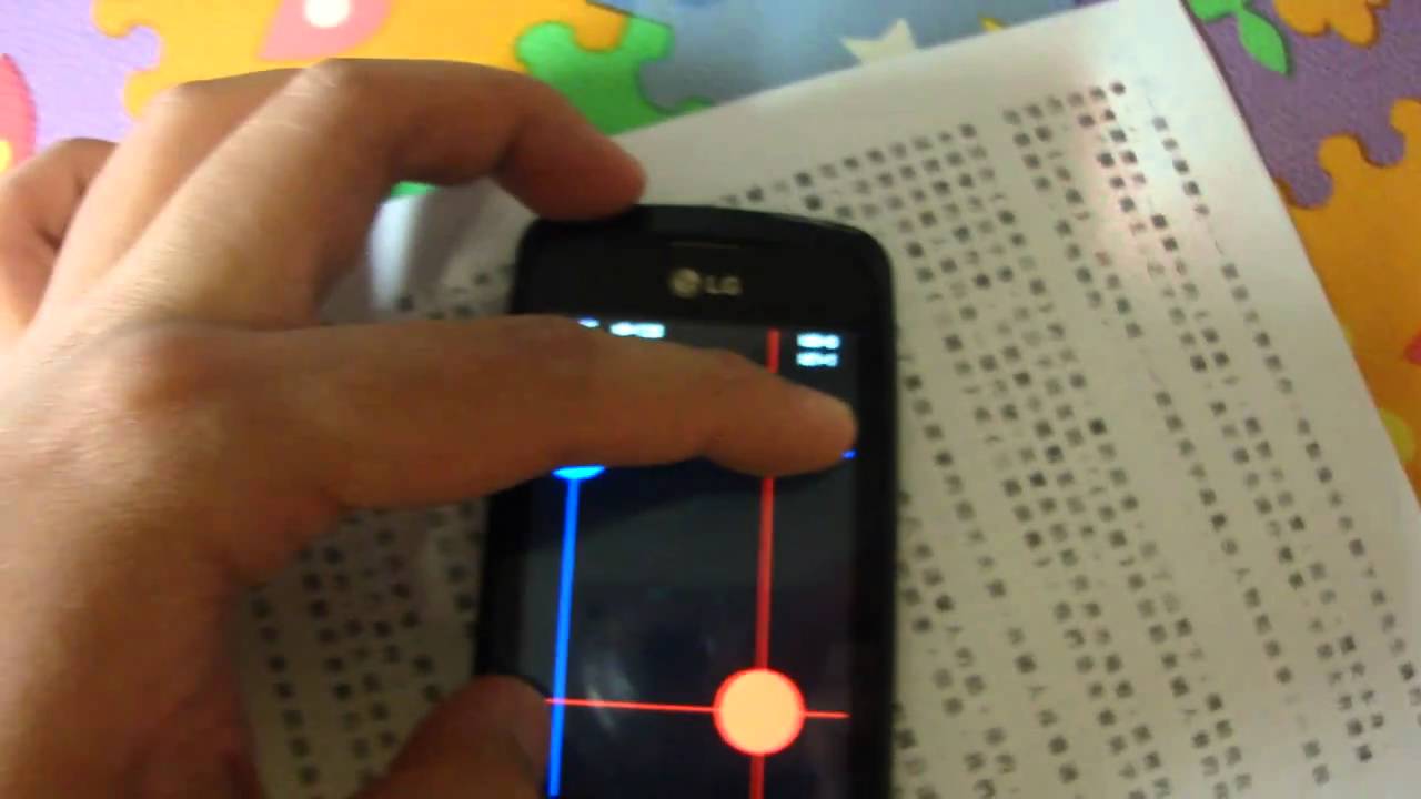 Lg p500 multi touch test hd youtube