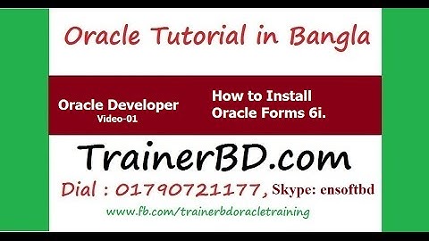 01-Oracle Developer - Install Oracle Forms 6i In Windows