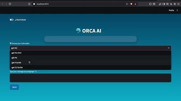 Orca Ai using Streamlit and python libraries