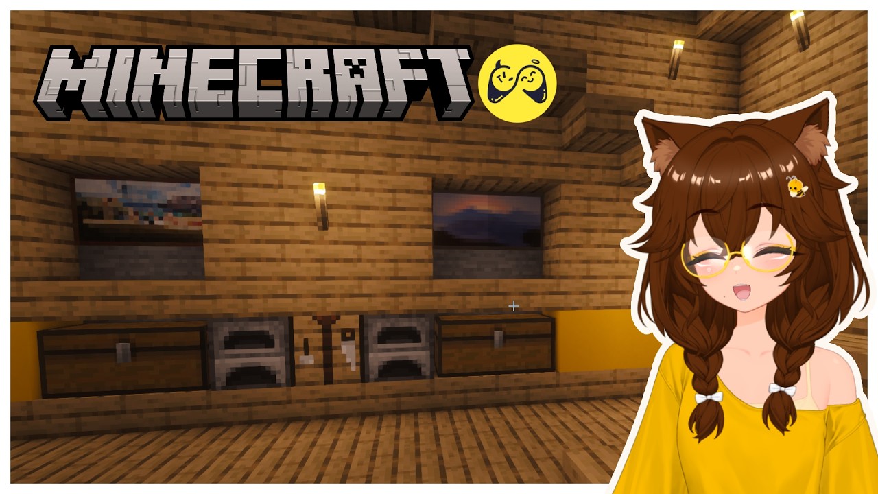 💛🐝I'm locking the basement door & we're learning redstone together!~ /w Crowd Control ♡