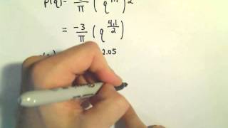 Power Rule and Derivatives, A Basic Example #1