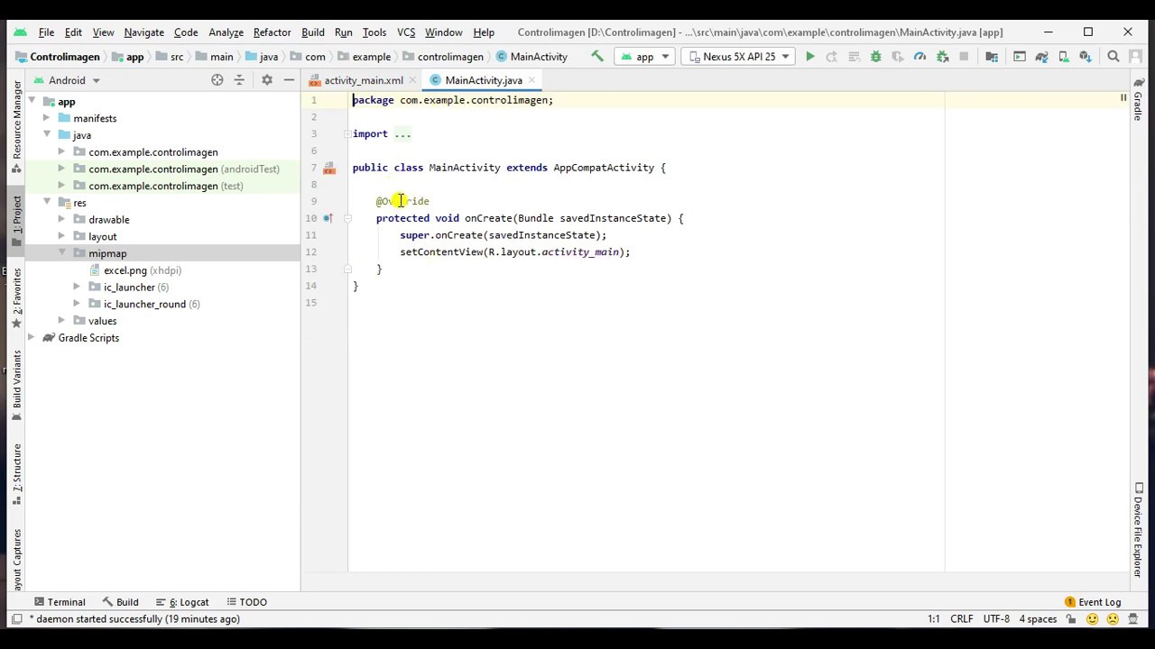 Control Image button - Android Studio - YouTube