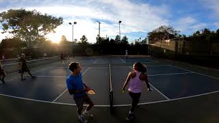 Bad Pickleball High Level Rec Play 5.0+ Jessie Irvine Paul Johnson Jeff Warnick LeftyMatt 3 Games