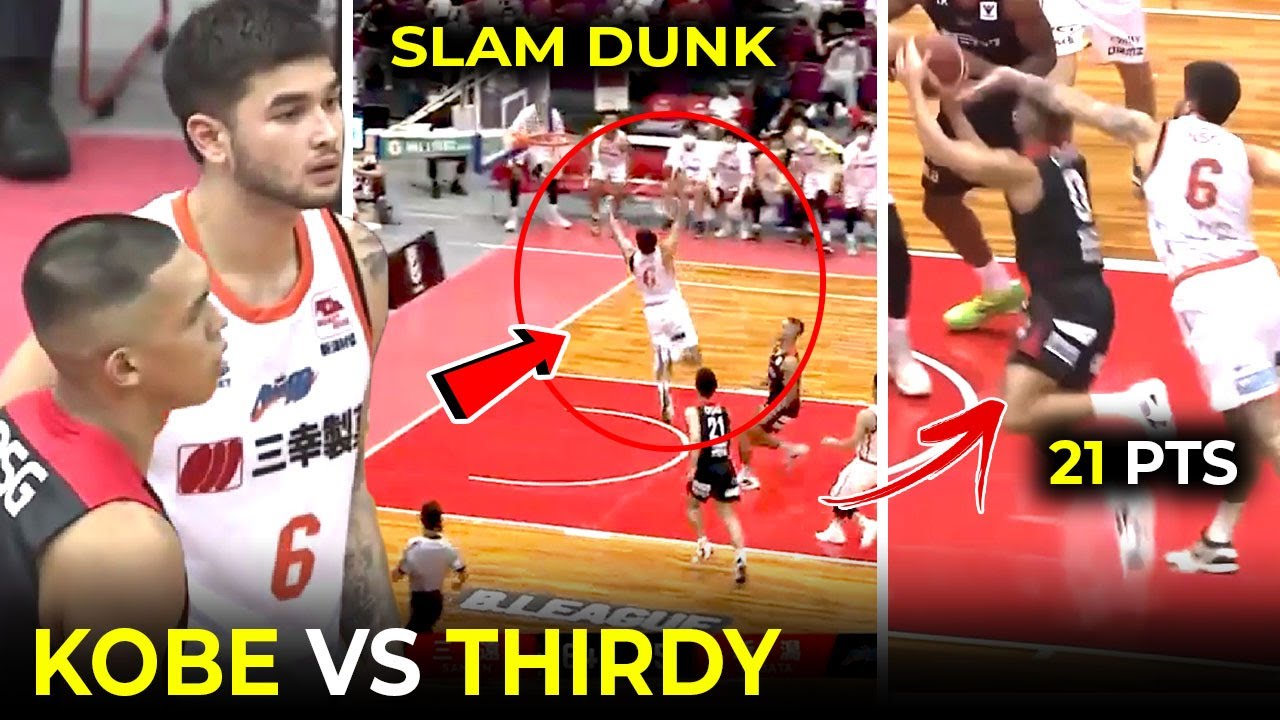 First SLAM DUNK ni Kobe Paras, SAGUTAN sila sa tres ni Thirdy Ravena | HIGHLIGHTS: Niigata vs San-en