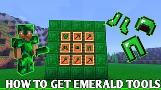 How To Get Emerald Tools In Minecraft Pe Youtube How To Get Emerald Tools In Minecraft Pe Youtube