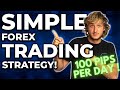 Simple Forex Trading Strategy: How to Catch 100 Pips Per Day ?