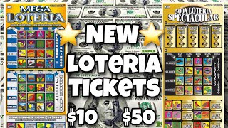 *NEW* Loteria Tickets 🙂 Mega Loteria | 500X Loteria Spectacular Texas Lottery Scratch Offs