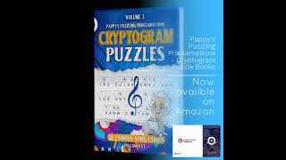 Pappy's  Puzzling Proclamations - Cryptogram Puzzle Books