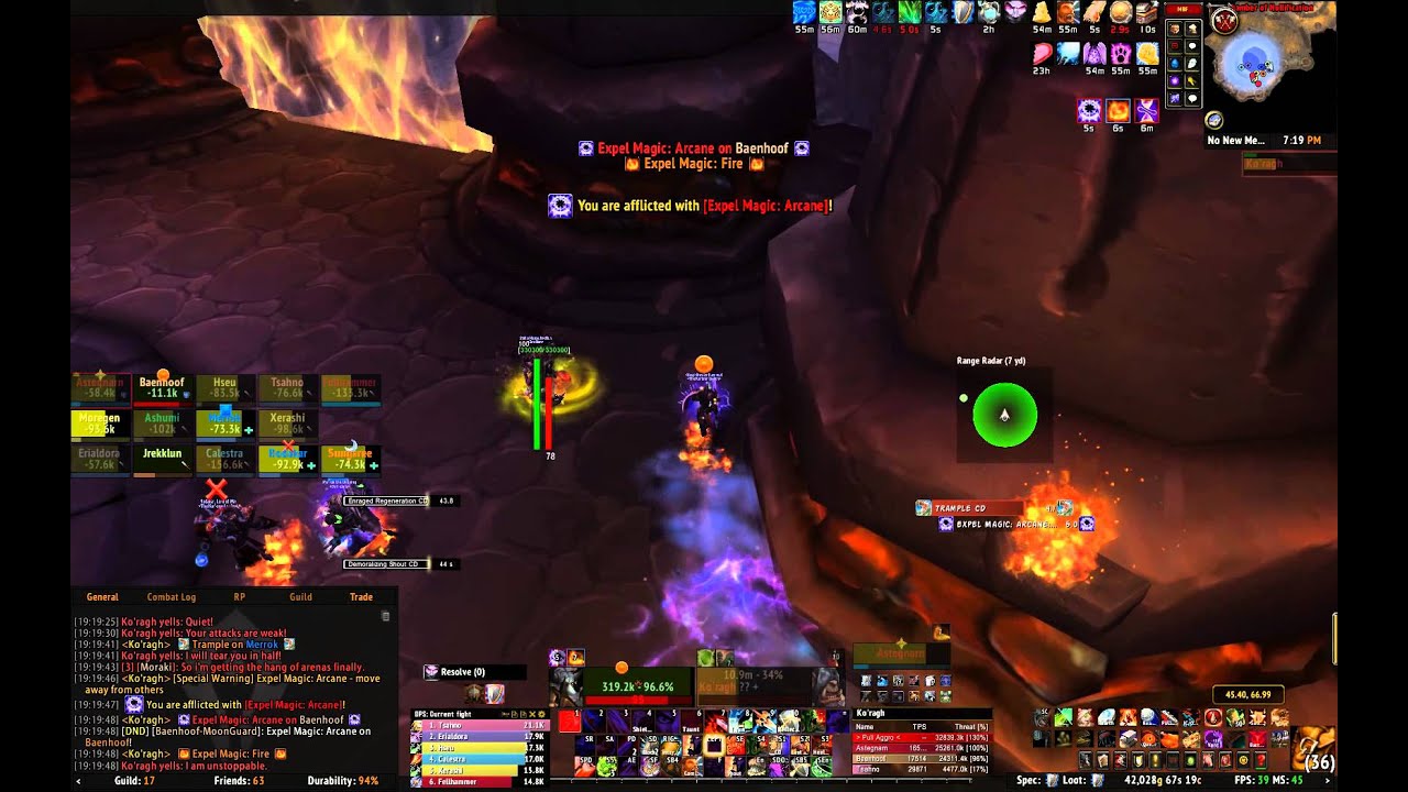 Outriders spiritbombs Ko'ragh (Highmaul Normal) - YouTube