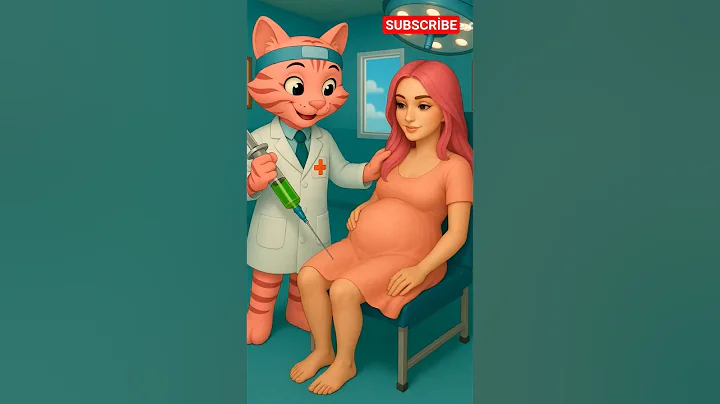 ❤Evolution animal: cat doctor with pregnant woman in hospital operating room🥰alexandras✅#cute#cat