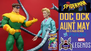 Marvel Legends DOC OCK & AUNT MAY Spider-Man Animated Series TAS VHS 2-Pack Pulse Figure Review