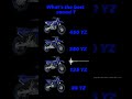 YZ 450 vs YZ 250 vs YZ 125 vs YZ 85