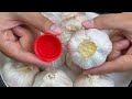 Secret tricks with garlic that few people know  how to peel 38 cloves in 38 secondstips life hack