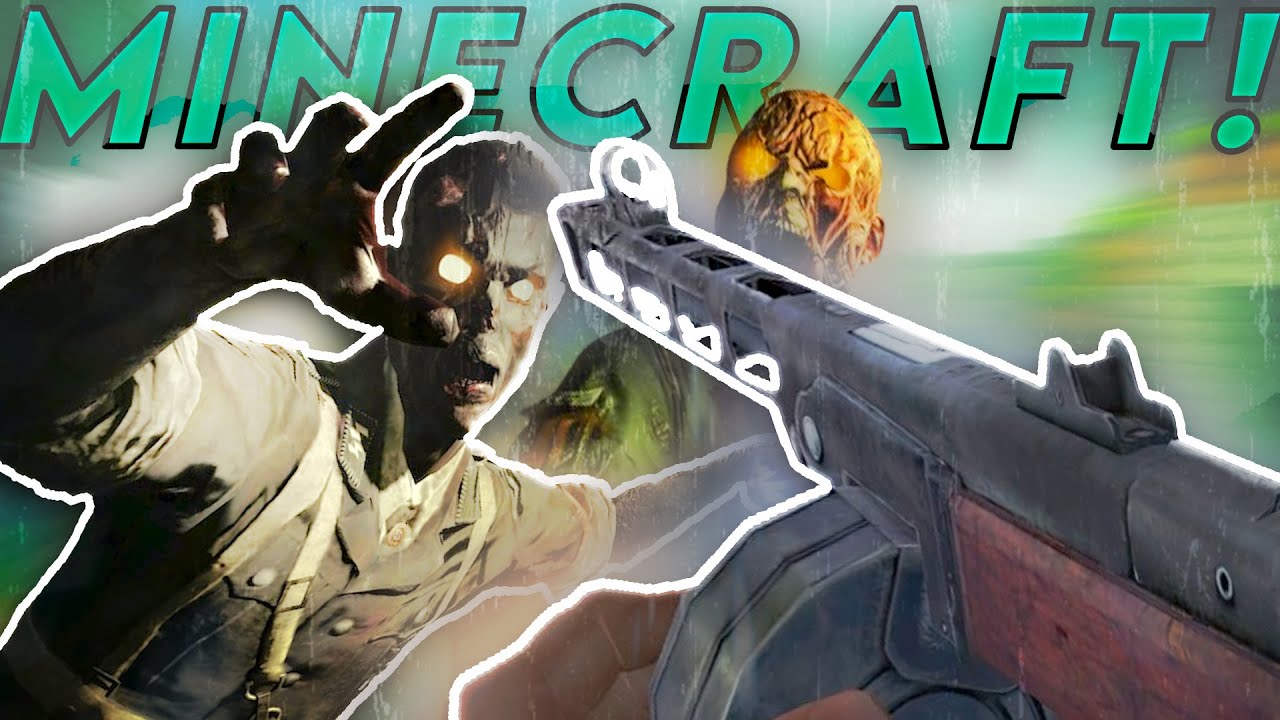 MINECRAFT ONE WINDOW CHALLENGE!!! BO3 Custom Zombies Map Mod