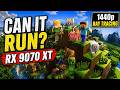 Can RX 9070 XT Handle Minecraft Ray Tracing? | 1440p RTX Gameplay Test