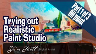 Trying out Realistic Paint Studio - Part 1 Oil paints screenshot 3