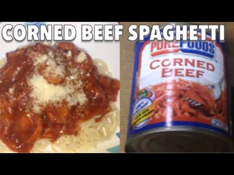 Corned Beef Spaghetti