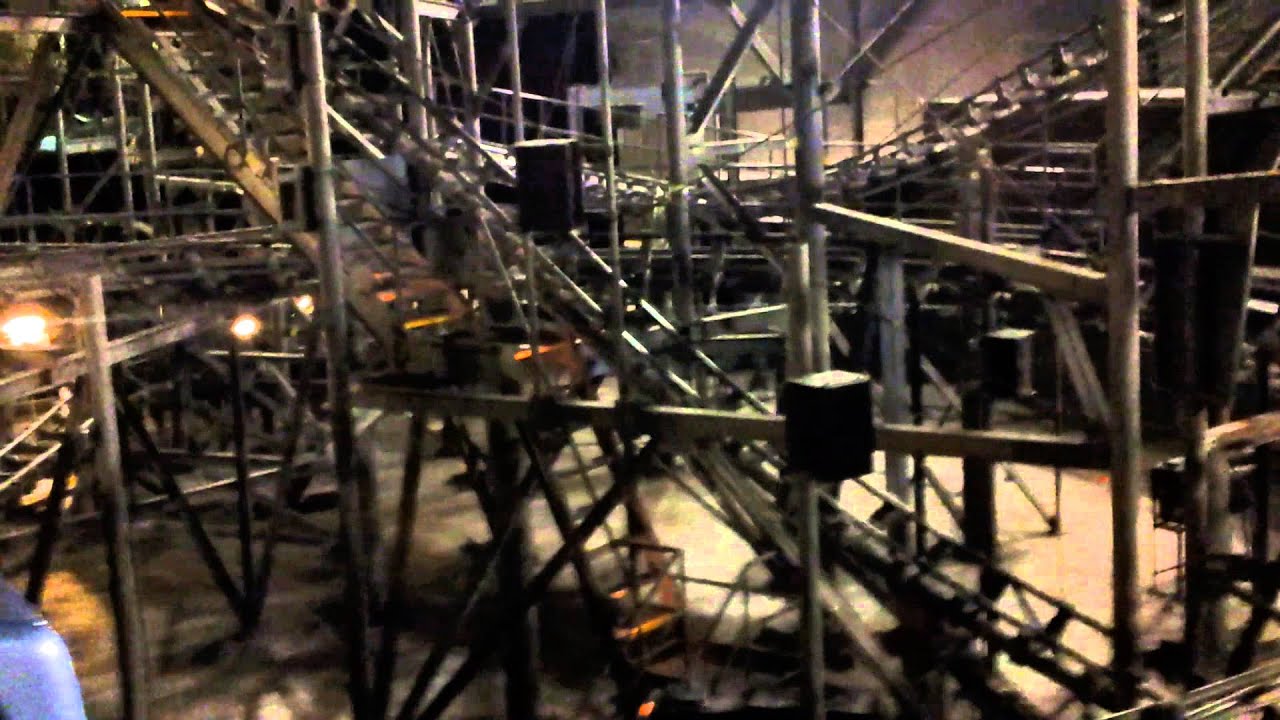 Inside Space Mountain Lights On Disney World Youtube