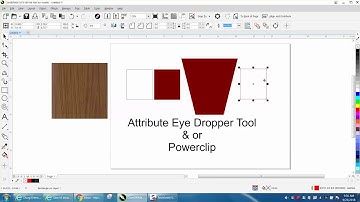 Corel Draw Tips & Tricks Attribute Eyedropper tool and or Powerclip