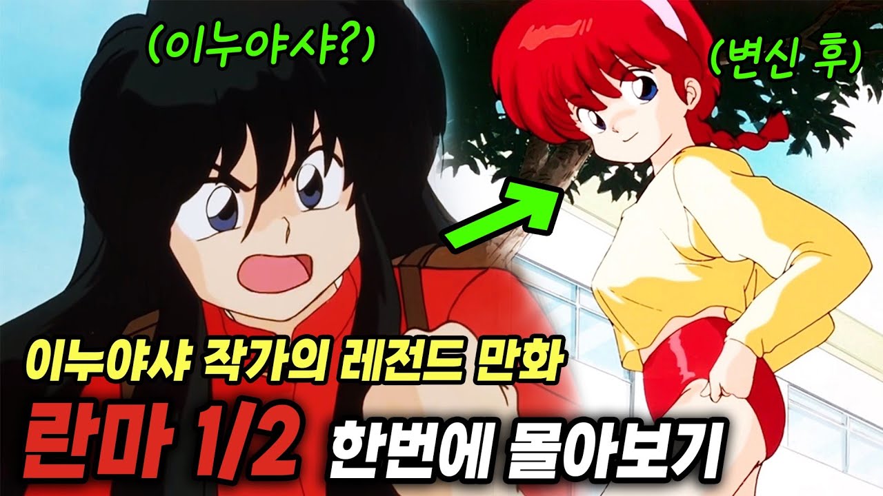 찬물을 뒤집어쓰면 여자가 되는 남자 (대영팬더판) - 이누야샤 작가의 러브코미디