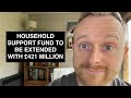 UK Government announces EXTENSION to HOUSEHOLD SUPPORT FUND this winter