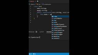 How To Create A Constructor For A Class In Type Script