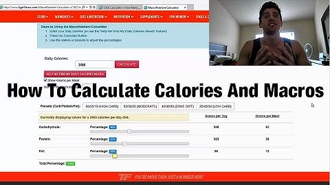 How To Calculate Calories And Macros
