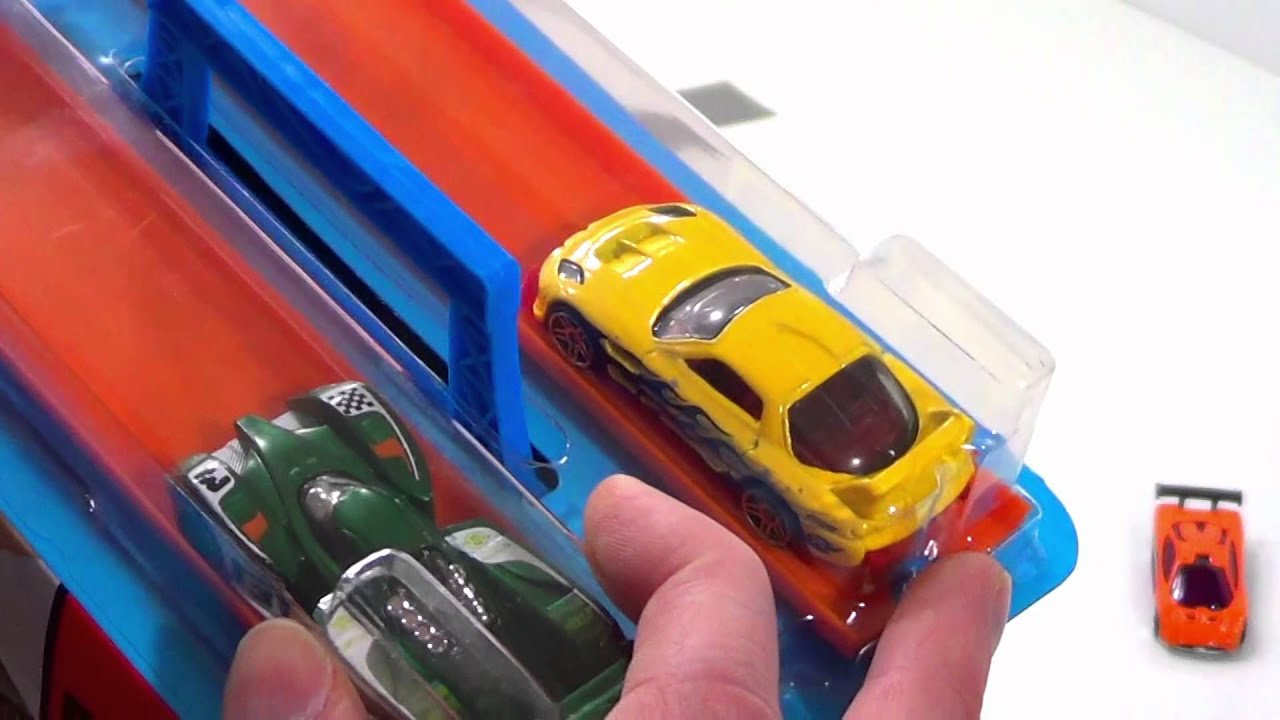 Cars Race using Mattel's Race Case!