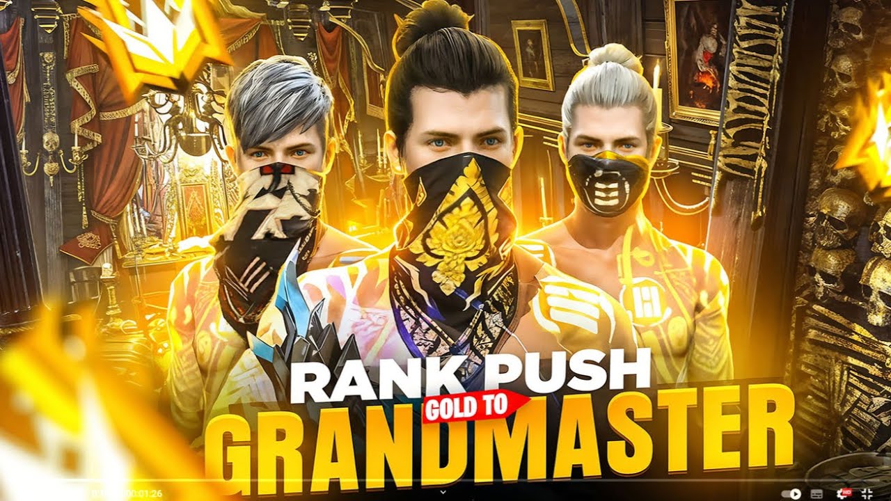 Top 1 Heroic to Grandmaster Free Fire Live Rank Push #free firelive # ...