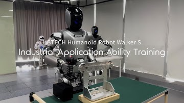 UBTECH Humanoid Robot Walker S: Industrial Application Ability Training