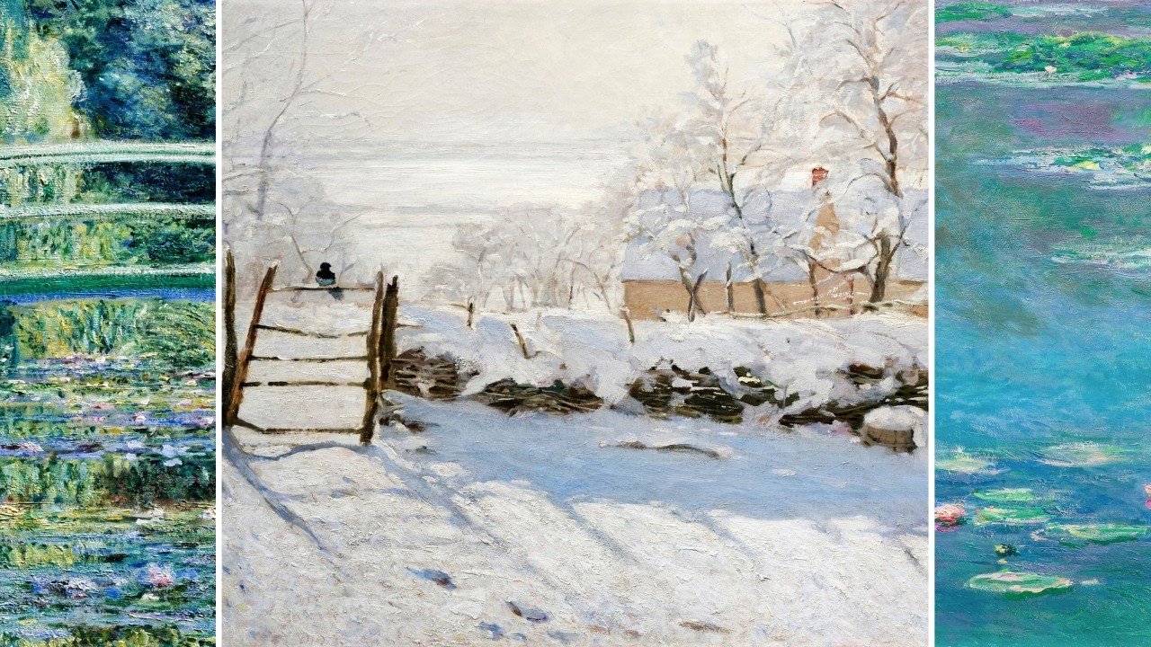 Claude Monet, The Magpie and Other Paintings -  TV Art Gallery