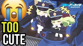 Blue Archive | Too Cute 😭 | Highlander Railroad Twins Full Boss Fight