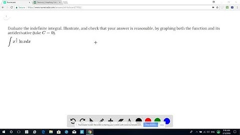 Evaluate the indefinite integral. Illustrate, and check that your answer is reasonable, by graphing…