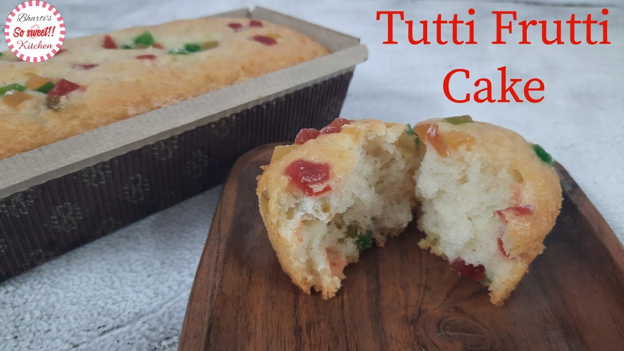 Eggless Tutti Frutti Cake Recipe Without Oven | #shorts #youtubeshorts | So Sweet Kitchen!! By Bharti Sharma