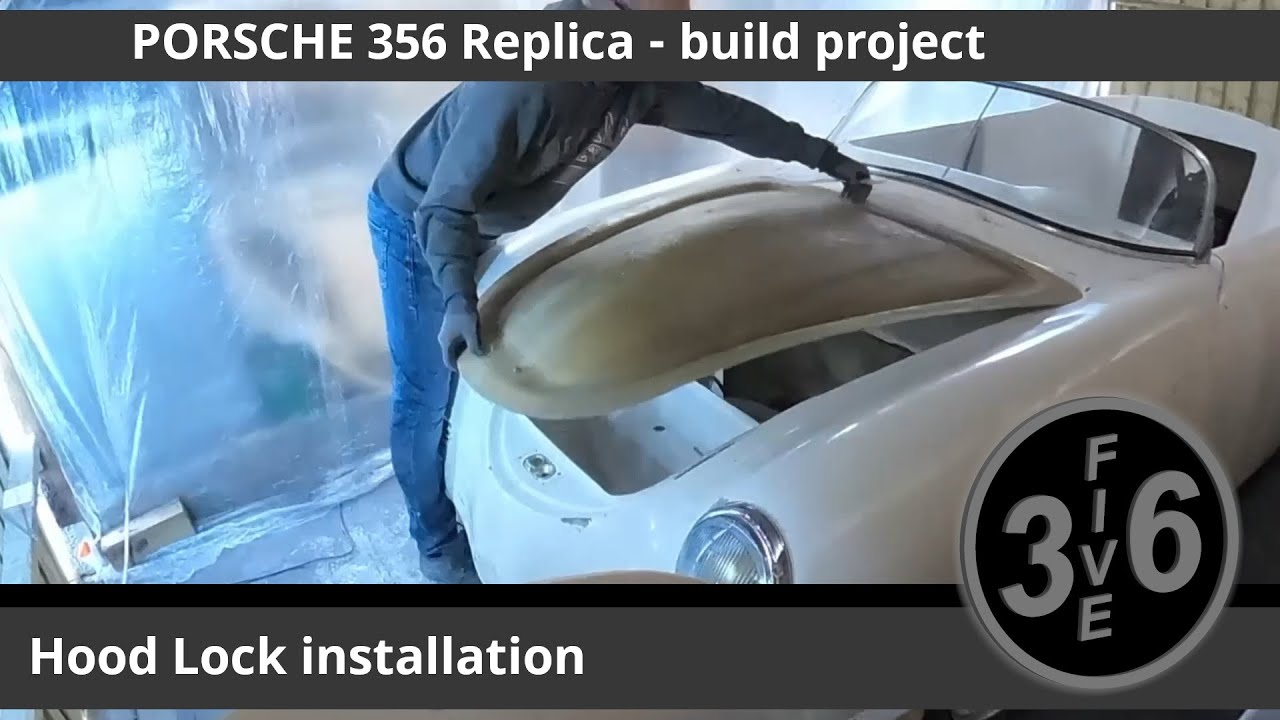 Porsche 356 Replica build project - E09 - Hood Lock installation