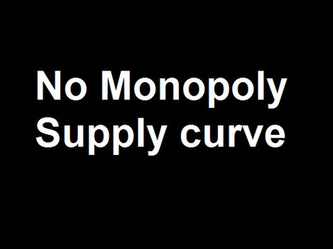 Wideo: Dlaczego monopol nie ma krzywej podaży?