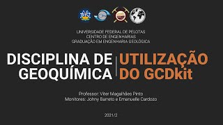 GCDKit 6.0 — UTILIZAÇÃO — MONITORIA DE GEOQUÍMICA