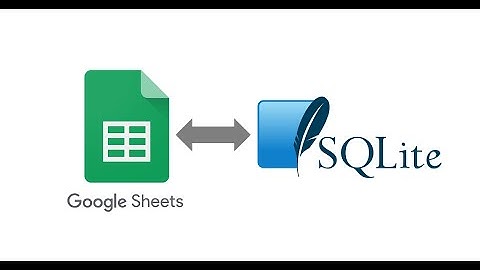 Connect Google Sheets to SQLite