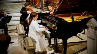 Alicia (10) plays Mozart's Piano Concerto no 12 in A major, K. 414