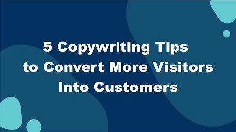 Tips to convert visitors into customers