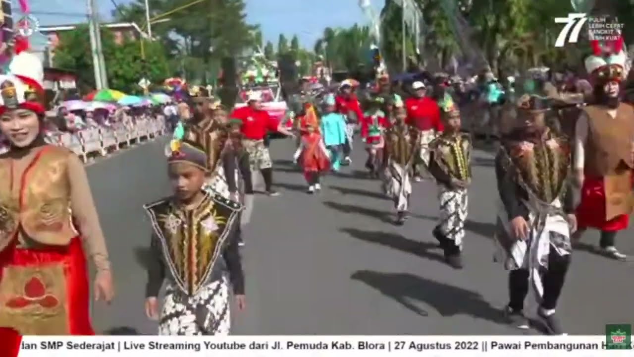 ((LIVE)) KARNAVAL PEMBANGUNAN KABUPATEN BLORA TAHUN 2022 KATEGORI TK/SD
