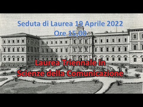 Laurea Triennale in Scienze della Comunicazione