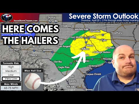 Severe Storms Return To Texas Thursday x Friday