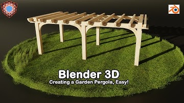 Create a Pergola in Blender 3D