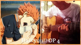 Video thumbnail of "(TABS) Haikyuu!! OP 4 Fly High -BURN OUT SYNDROMES- Fingerstyle Guitar Cover"