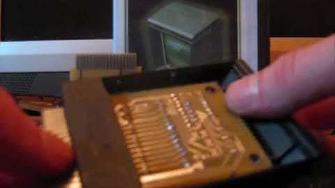 VECTREX : Vectrom Game Card in Intellivision Modul